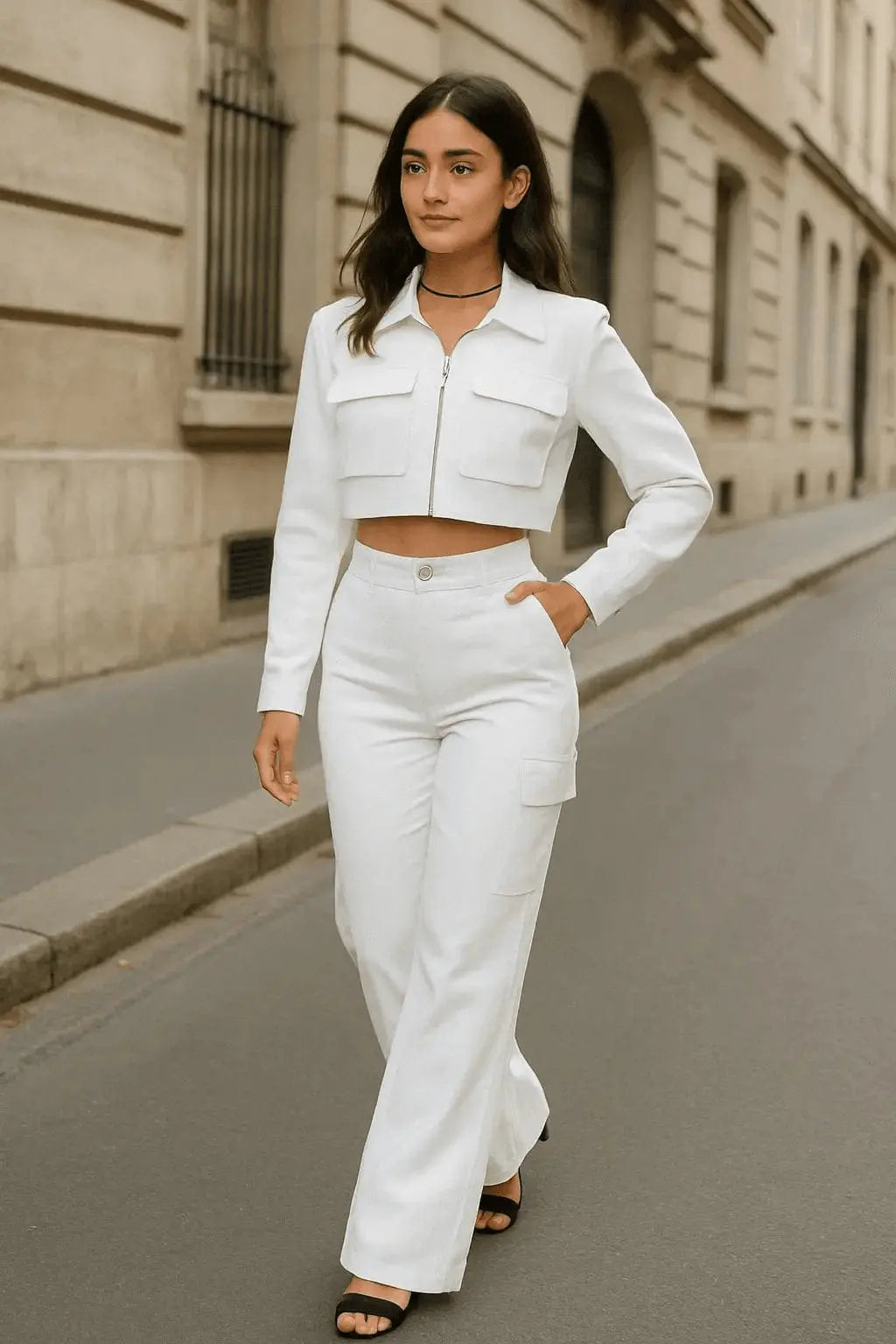 Ensemble Cargo 2 pièces – Style structuré et confort urbain