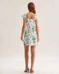 Robe Femme Mini Blanche Imprimé Floral MAX FOR ME