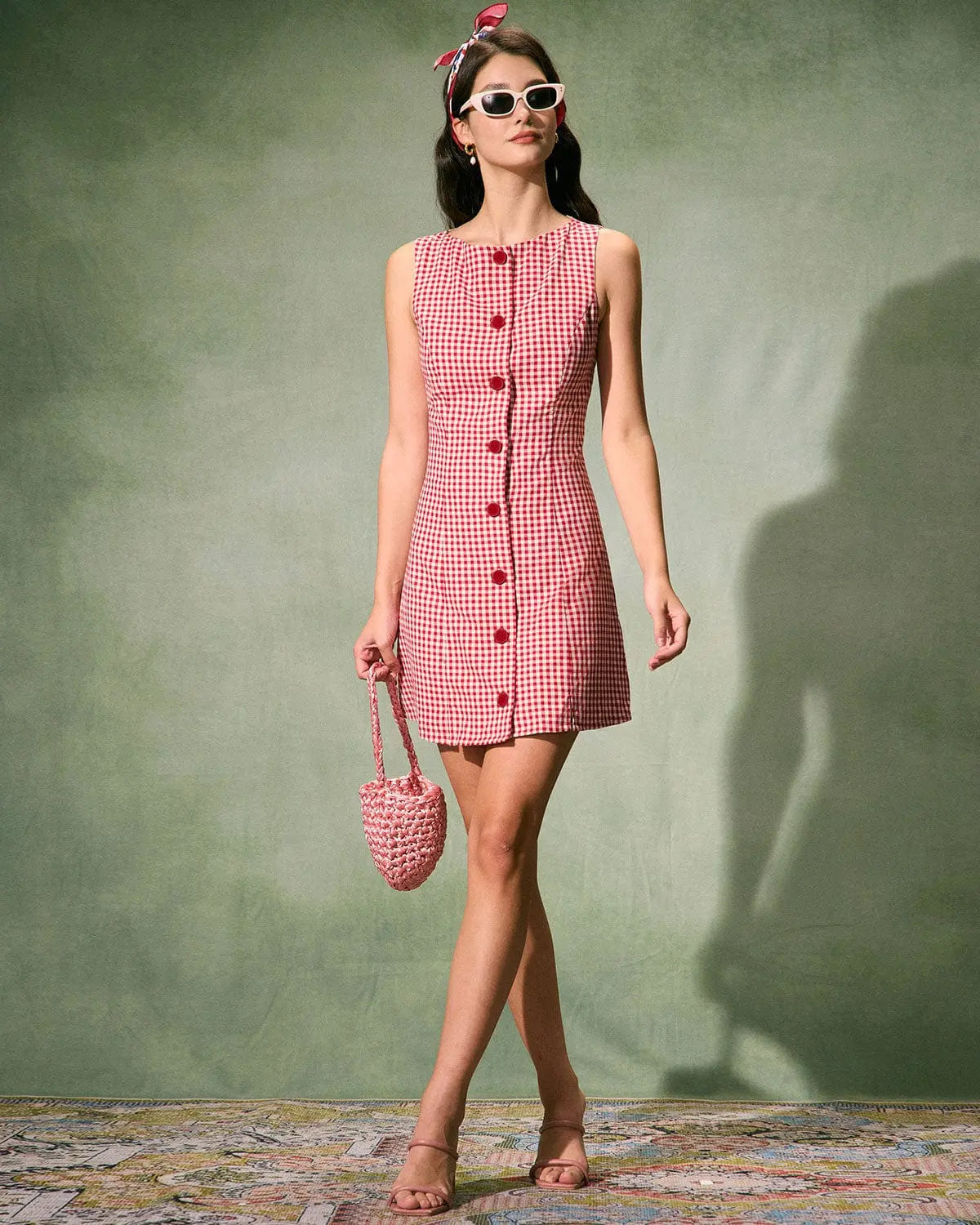 Robe Femme Mini Rouge Taille M Coton MAX FOR ME