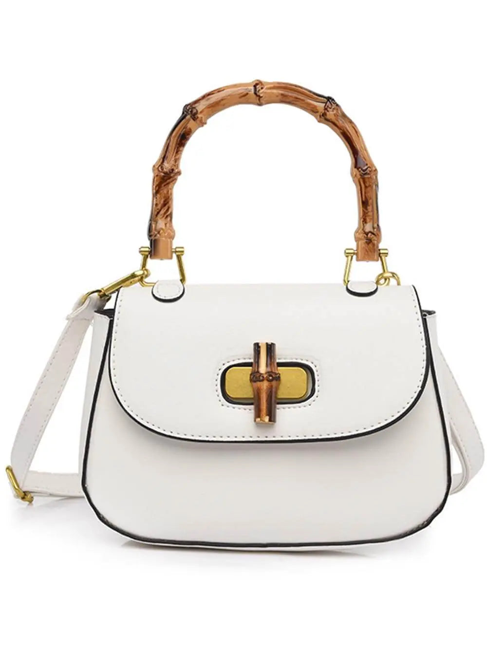 Sac Bandoulière Rétro en Bambou – Élégance Naturelle et Charme Bohème