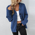 Cardigan à capuche en maille texturée - douceur et style décontracté - MAX FOR ME MAX FOR ME