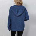 Cardigan à capuche en maille texturée - douceur et style décontracté - MAX FOR ME MAX FOR ME
