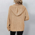 Cardigan à capuche en maille texturée - douceur et style décontracté - MAX FOR ME MAX FOR ME