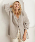 Cardigan col V maille femme ajustée élégance minimaliste MAX FOR ME Beige / S MAX FOR ME
