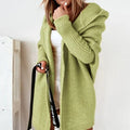 Cardigan long capuche femme sans boutons cocooning moderne MAX FOR ME MAX FOR ME