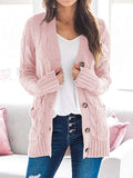 Cardigan long ouvert en maille pour femme style décontracté chic - MAX FOR ME MAX FOR ME