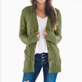 Cardigan long ouvert en maille pour femme style décontracté chic - MAX FOR ME MAX FOR ME