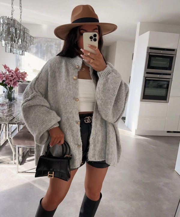 Cardigan oversize femme tricot doux confort ultime MAX FOR ME MAX FOR ME