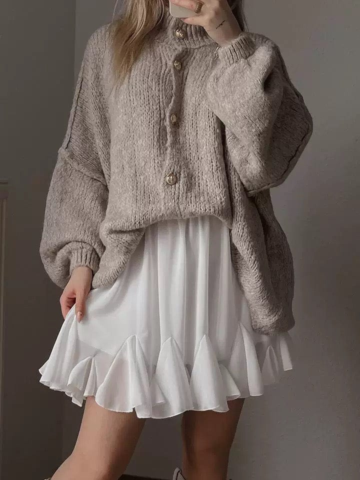 Cardigan oversize femme tricot doux confort ultime MAX FOR ME MAX FOR ME