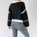 Cardigan structuré à bords contrastants - chic et moderne - MAX FOR ME MAX FOR ME