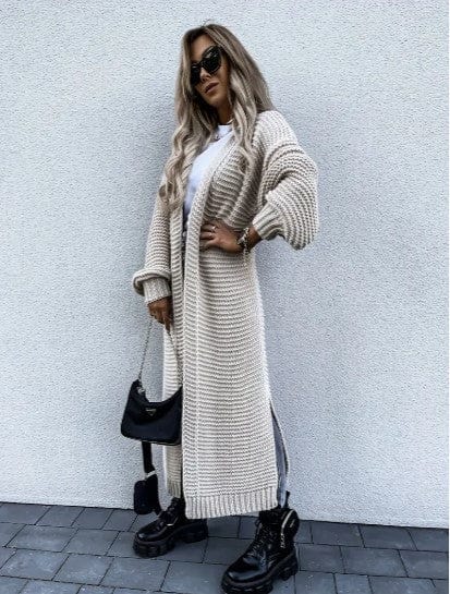 Cardigan tricoté à manches longues pour femme MAX FOR ME
