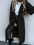 Cardigan tricoté à manches longues pour femme Noir / S MAX FOR ME