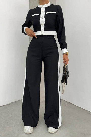 MAX for ME Ensemble 2 pièces blazer et pantalon 2 thon - style pull