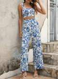 Ensemble de mode élégant en deux pièces avec imprimé glamour MAX FOR ME