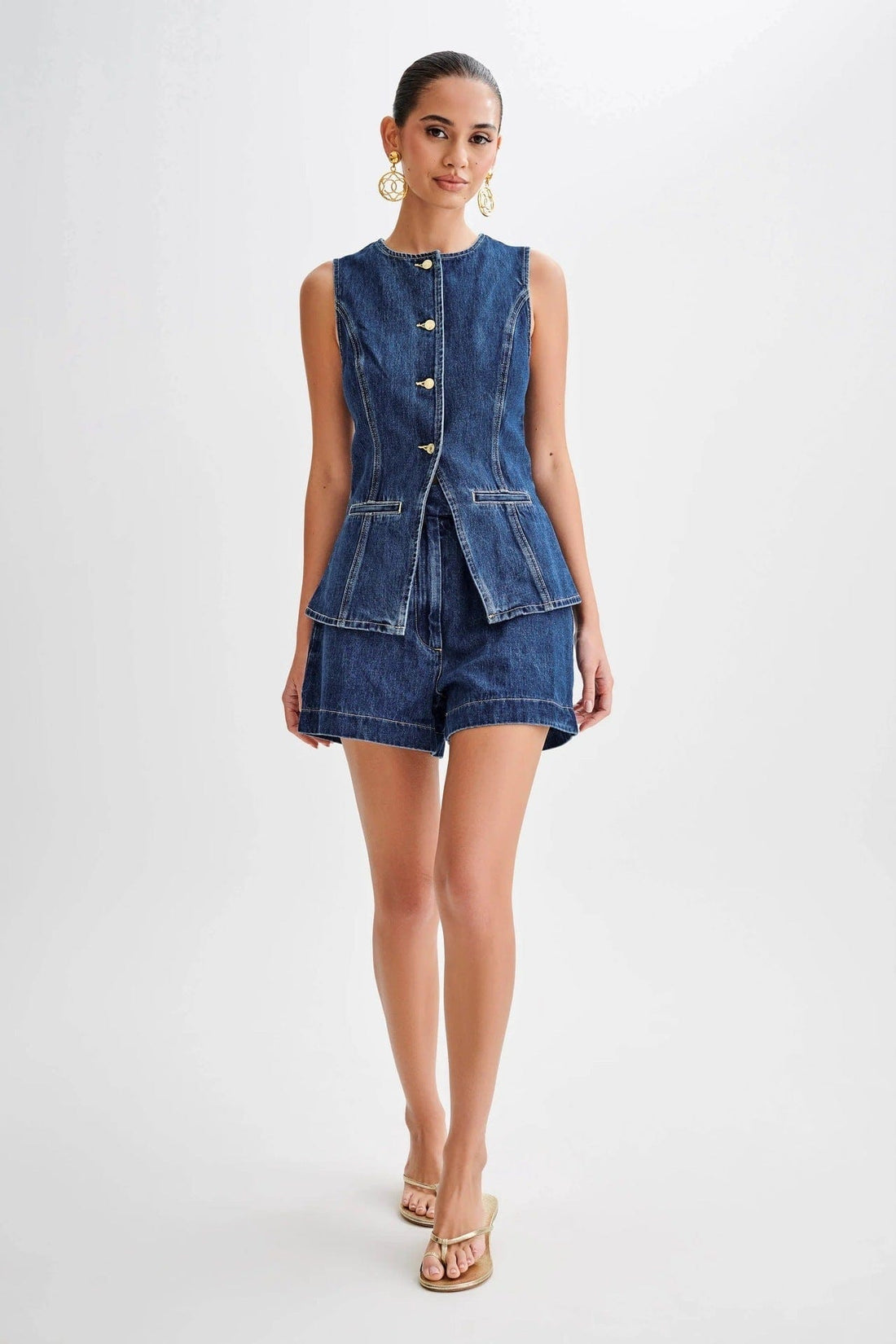 Ensemble deux pièces denim – Style urbain structuré et tendance MAX FOR ME