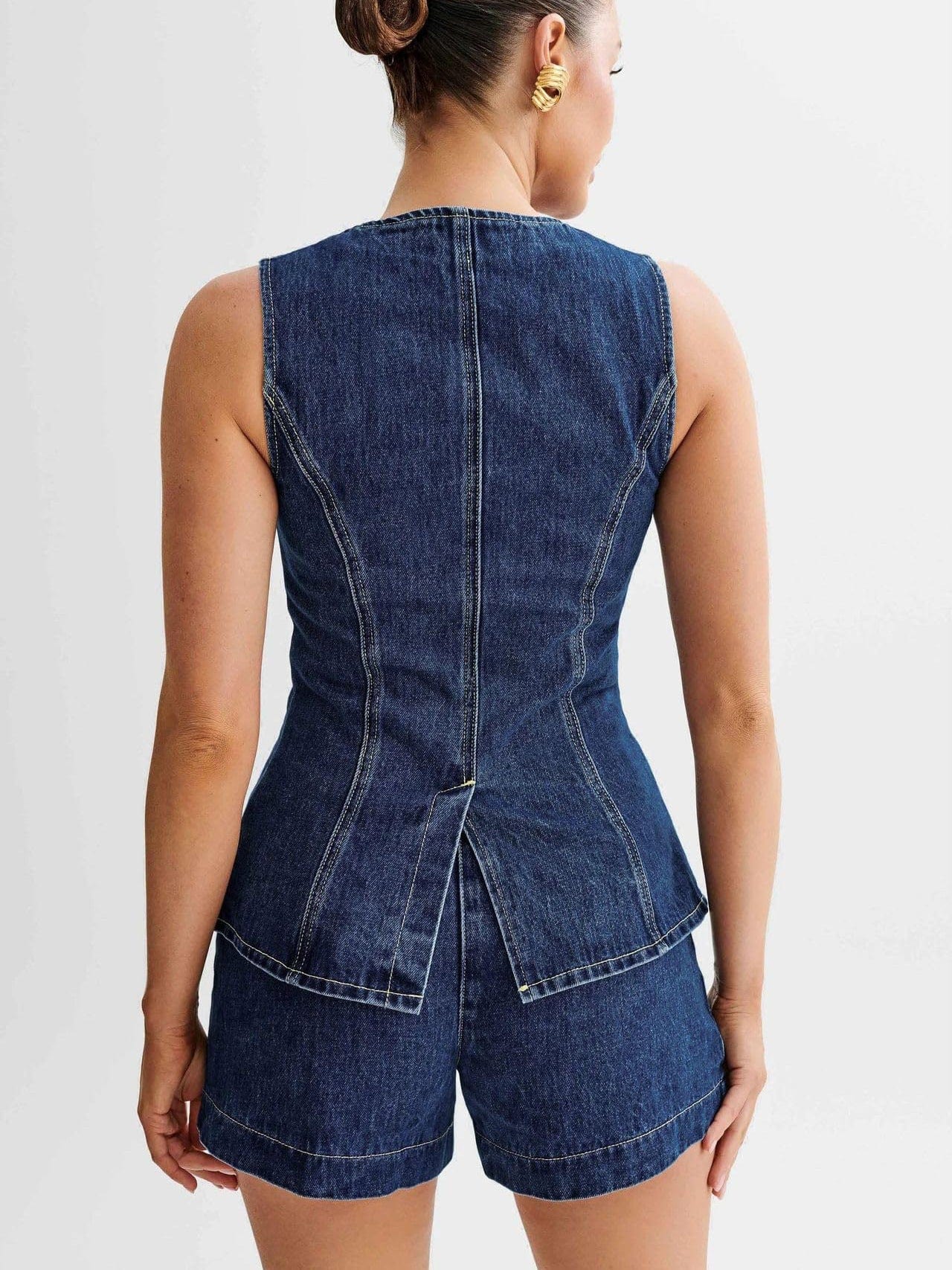 Ensemble deux pièces denim – Style urbain structuré et tendance MAX FOR ME