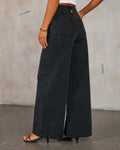 Ensemble deux pièces en jean – Gilet structuré et pantalon large stylé ensemble deux pièces