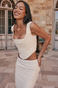 MAX for ME ensemble Ensemble Clara en dentelle florale avec corset