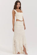 MAX for ME ensemble Ensemble Clara en dentelle florale avec corset