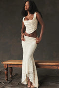 MAX for ME ensemble Ensemble Clara en dentelle florale avec corset