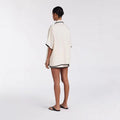 Ensemble jupe et veste – silhouette courte et finition nouée pour l’été MAX FOR ME