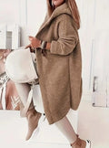 Manteau à capuche effet mouton - chaleur et confort au quotidien - MAX FOR ME MAX FOR ME