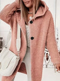 Manteau à capuche effet mouton - chaleur et confort au quotidien - MAX FOR ME Rose Rouge / S MAX FOR ME