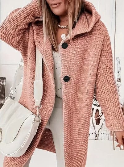 Manteau à capuche effet mouton - chaleur et confort au quotidien - MAX FOR ME Rose Rouge / S MAX FOR ME