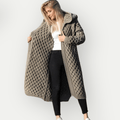 Manteau-cardigan à capuche en grosse maille - un cocon de douceur et de style - MAX FOR ME MAX FOR ME