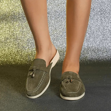 Mason | Modages verts d'été pour femmes - mocassins d'été à enfiler MAX FOR ME