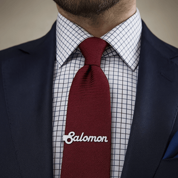 Pince à cravate personnalisée avec prénom – Élégance sur-mesure MAX for ME
