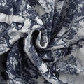 Robe courte imprimée style toile de Jouy – Col chemise et ceinture à nouer MAX FOR ME