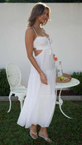 Robe d'Été Midi Cami à Bretelles Fines – Légèreté & Fraîcheur Saisonnière MAX FOR ME