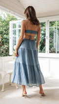 Robe d'Été Midi Cami à Bretelles Fines – Légèreté & Fraîcheur Saisonnière MAX FOR ME