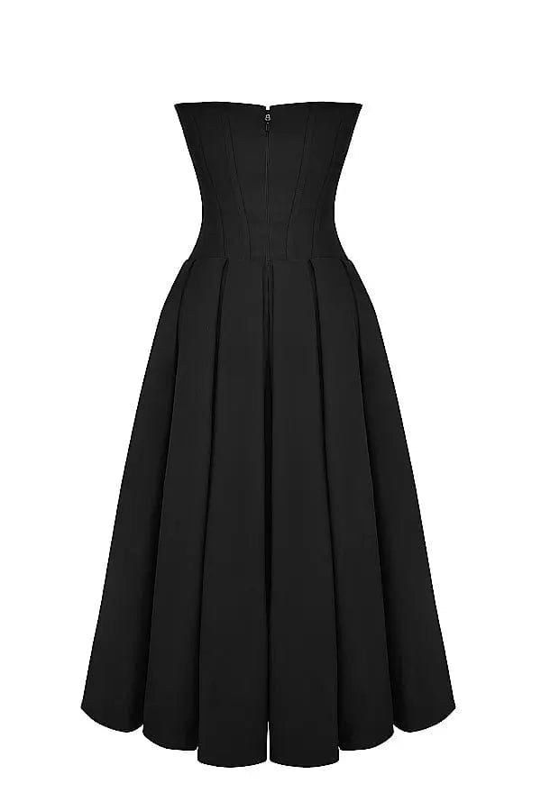 MAX for ME Robe Daphne avec Corsage Structuré et Jupe Volumineuse
