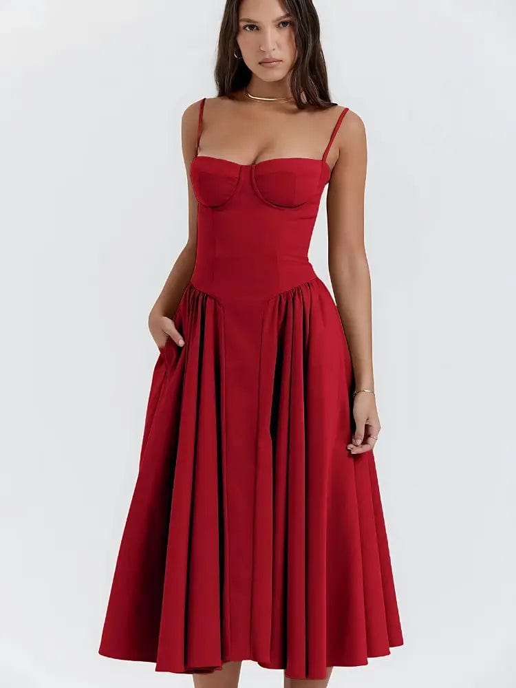 MAX for ME Rouge / 36 Robe de Soirée Élégante pour Femme
