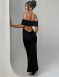 MAX for ME Robe longue sans bretelle - Dos nu en V