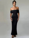 MAX for ME Robe longue sans bretelle - Dos nu en V