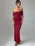 MAX for ME Robe longue sans bretelle - Dos nu en V
