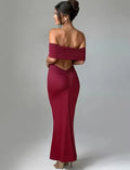 MAX for ME Robe longue sans bretelle - Dos nu en V