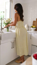 Robe maxi rayée à bretelles fines – Élégance estivale fluide MAX FOR ME