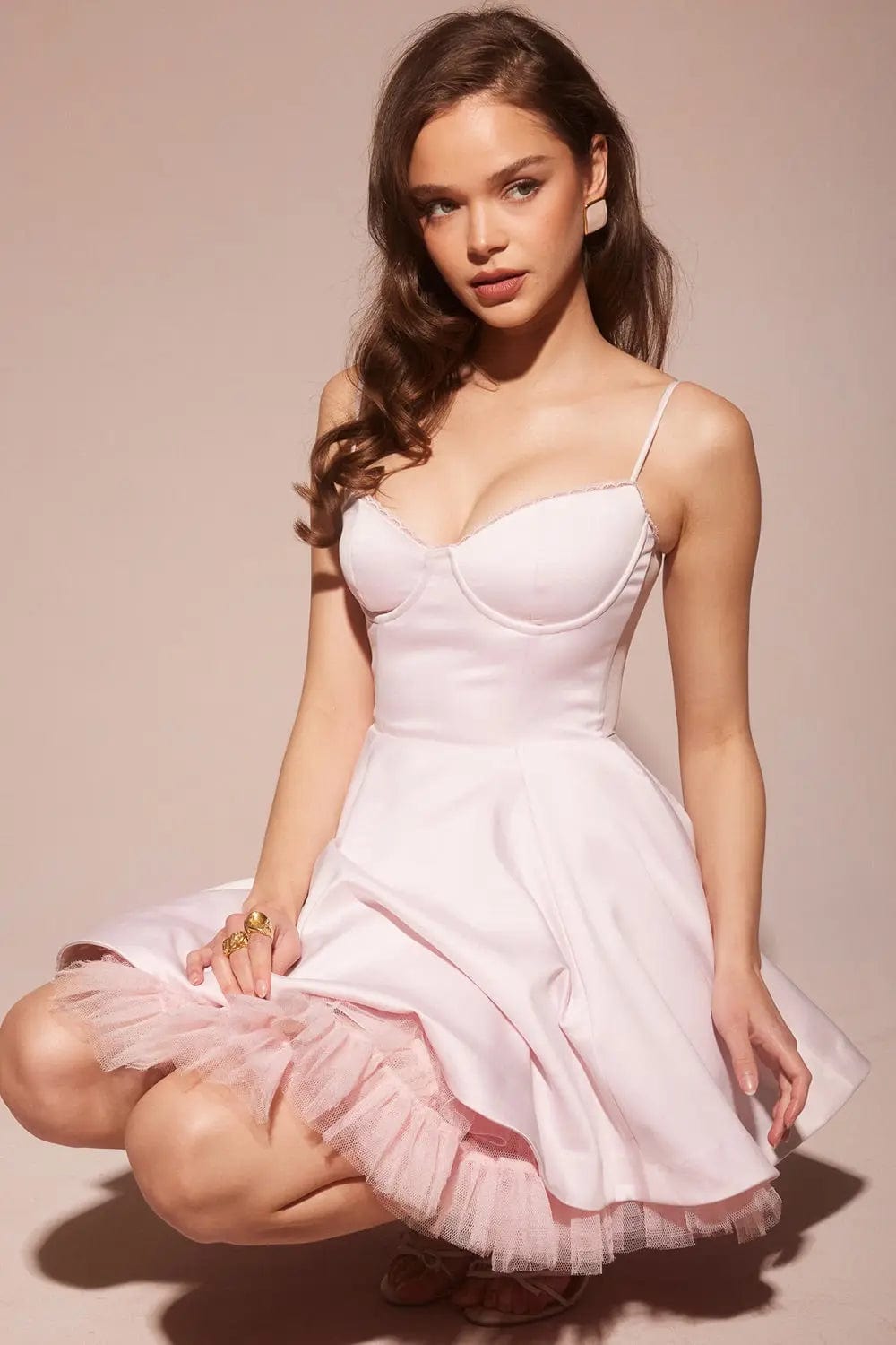 MAX for ME Robe mini Alice avec corset et jupe en tulle