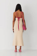 MAX for ME robes Robe longue Noa en maille pointelle avec motif coquillage