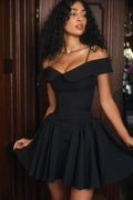 MAX for ME robes Robe mini Clara avec corset et col épaules dénudées