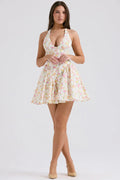 MAX for ME robes Robe mini Selena à col halter et bas plissé