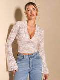 Top en dentelle délicate – silhouette légère pour l’été MAX FOR ME