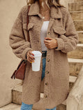 Veste-chemise longue effet mouton - chaleur et style cocooning - MAX FOR ME MAX FOR ME