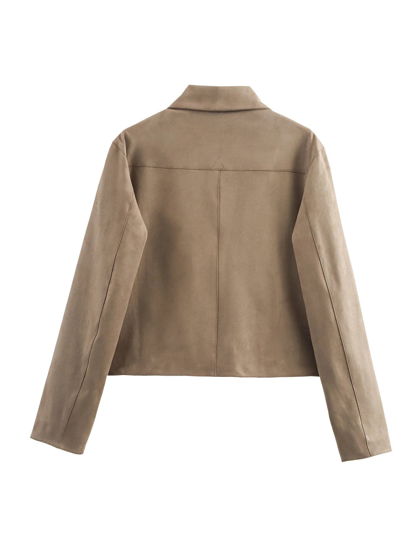 Veste en suédine douce – coupe ajustée pour look structuré chic MAX FOR ME