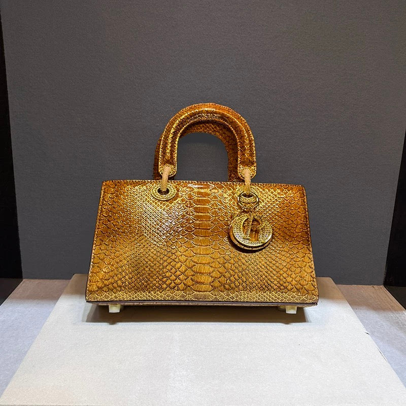 Luxe leren handtas voor dames rechthoekig - Tijdloze elegantie - MAX FOR ME