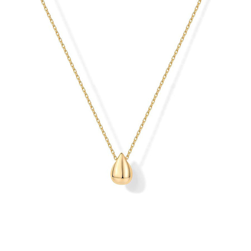 Bijou goutte design sculptural Max for Me minimalisme raffiné collier boucles d'oreilles